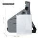 Sling Pack Slim Crossbody Backpack Lightweight Casual Chest Bag for Outdoor Sport Travel Hiking Sling Pack Slim Crossbody Backpack Lightweight Casual Chest Bag for Outdoor Sport Travel Hiking