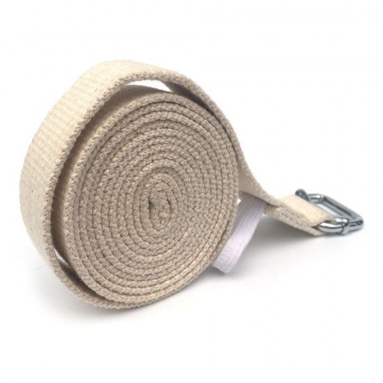10ft Yoga Stretching Strap Cotton Exercise Strap Fitness Physical Therapy Strap with Metal Ring 10ft Yoga Stretching Strap Cotton Exercise Strap Fitness Physical Therapy Strap with Metal Ring