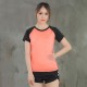Women Workout T-shirt Raglan Short Sleeves Splicing O Neck Quick Dry Running Performance Exercise Gym Baselayer Sport Shirts Casual Tops Women Workout T-shirt Raglan Short Sleeves Splicing O Neck Quick Dry Running Performance Exercise Gym Baselayer Sport Shirts Casual Tops