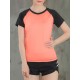Women Workout T-shirt Raglan Short Sleeves Splicing O Neck Quick Dry Running Performance Exercise Gym Baselayer Sport Shirts Casual Tops Women Workout T-shirt Raglan Short Sleeves Splicing O Neck Quick Dry Running Performance Exercise Gym Baselayer Sport Shirts Casual Tops