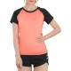 Women Workout T-shirt Raglan Short Sleeves Splicing O Neck Quick Dry Running Performance Exercise Gym Baselayer Sport Shirts Casual Tops Women Workout T-shirt Raglan Short Sleeves Splicing O Neck Quick Dry Running Performance Exercise Gym Baselayer Sport Shirts Casual Tops