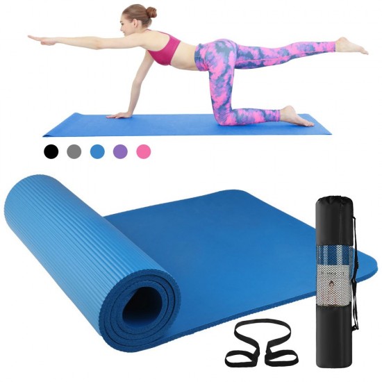 72x24IN Non-slip Yoga Mat Eco-friendly Fitness Pilates Gymnastics Mat Gift Storage Bag and Carry Sling 72x24IN Non-slip Yoga Mat Eco-friendly Fitness Pilates Gymnastics Mat Gift Storage Bag and Carry Sling