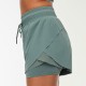 2 in 1 Women Sport Shorts Elastic Waist Quick Dry Gym Workout Yoga Short Pants 2 in 1 Women Sport Shorts Elastic Waist Quick Dry Gym Workout Yoga Short Pants