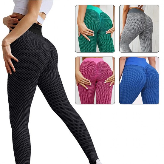 Women Leggings Anti Cellulite Butt Lifting High Waist Textured Elastic Yoga Pants Bubble Butt Sport Workout Tights Women Leggings Anti Cellulite Butt Lifting High Waist Textured Elastic Yoga Pants Bubble Butt Sport Workout Tights