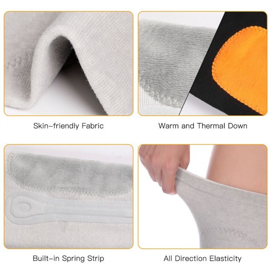 Winter Warm Knee Brace Pads Long Knee Sleeve Thermal Leg Warmer Sports Knee Support Winter Warm Knee Brace Pads Long Knee Sleeve Thermal Leg Warmer Sports Knee Support