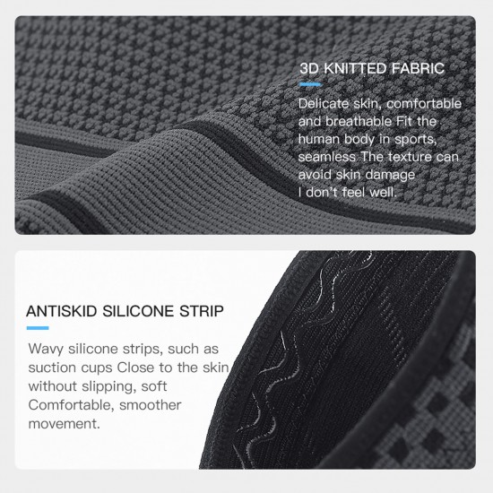 1PCS Kneepads Knee Support Protector with Silicone Design and Flexible Elastic Fitness Soft Breathable for Outdoor Activities Hiking Climbing Running Cycling Yoga 1PCS Kneepads Knee Support Protector with Silicone Design and Flexible Elastic Fitness Soft Breathable for Outdoor Activities Hiking Climbing Running Cycling Yoga
