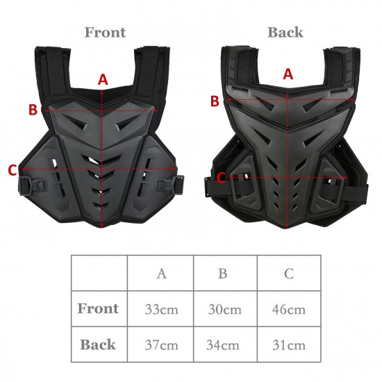 Motorcycle Armor Vest Chest Spine Back Protector Protective Vest for Cycling Skating Skiing Motocross Bike Riding Motorcycle Armor Vest Chest Spine Back Protector Protective Vest for Cycling Skating Skiing Motocross Bike Riding