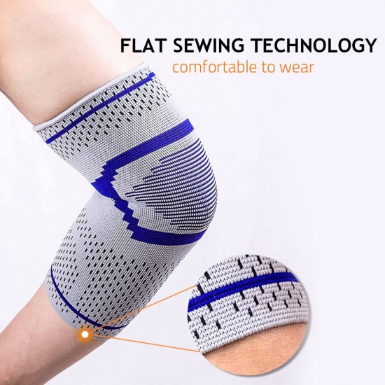 Sports Elbow Protector Sleeve Silicone Elbow Protective Brace High Elastic Elbow Brace for Cycling Basketball Tennis Gyms Sports Elbow Protector Sleeve Silicone Elbow Protective Brace High Elastic Elbow Brace for Cycling Basketball Tennis Gyms