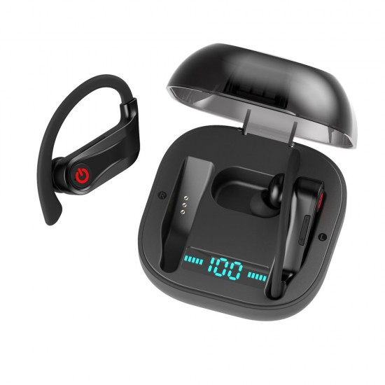 Wireless Fast Connection Signal Stability High Sensitivity BT Stereo Sport Headphone Waterproof Hook Headsets Anti-sweat Wireless Fast Connection Signal Stability High Sensitivity BT Stereo Sport Headphone Waterproof Hook Headsets Anti-sweat