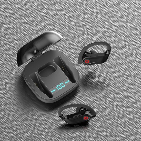 Wireless Fast Connection Signal Stability High Sensitivity BT Stereo Sport Headphone Waterproof Hook Headsets Anti-sweat Wireless Fast Connection Signal Stability High Sensitivity BT Stereo Sport Headphone Waterproof Hook Headsets Anti-sweat